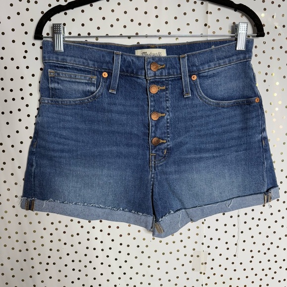 Madewell high rise Women's Denim Shorts - Picture 2 of 8